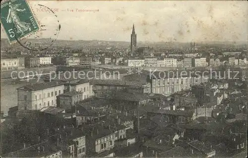 Toulouse Haute Garonne Vue panoramique Stempel auf AK Kat. Toulouse