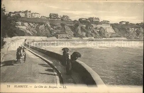 Biarritz Pyrenees Atlantiques Cote des Basques Kat. Biarritz