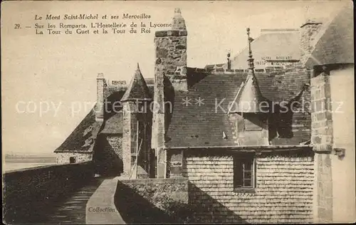 Mont Saint Michel et ses Merveilles Remparts Hostellerie Tour Kat. Pontorson