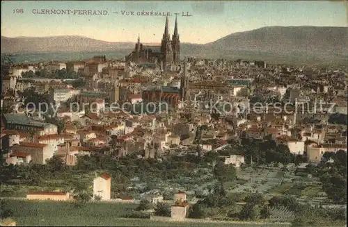 Clermont Ferrand Puy de Dome Vue generale Cathedrale Kat. Clermont Ferrand