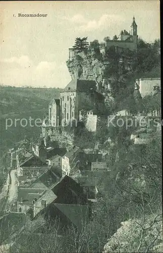 Rocamadour Vue d ensemble Kat. Rocamadour