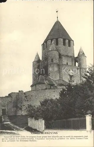 Provins Chateau Histoire Kat. Provins