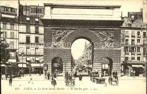 Paris Porte Saint Martin Kat. Paris