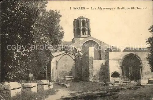 Arles Bouches-du-Rhone Les Alyscamps Basilique Saint Honorat / Arles /Arrond. d Arles