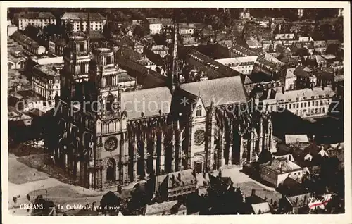 Orleans Loiret Cathedrale vue aerienne / Orleans /Arrond. d Orleans