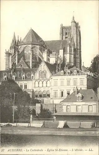Auxerre Cathedrale Eglise Sainte Etienne Abside Kat. Auxerre