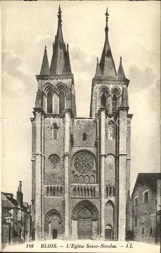 Blois Loir et Cher Eglise Saint Nicolas Kat. Blois