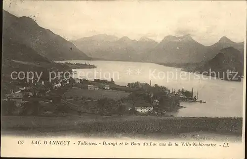 Talloires Lac d Annecy et les Montagnes  Kat. Talloires