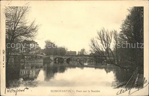 Romorantin Lanthenay Pont sur la Sauldre Kat. Romorantin Lanthenay