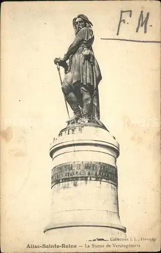 Alise Sainte Reine Statue de Vercingetorix Monument Kat. Alise Sainte Reine