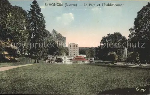 Saint Honore les Bains Parc et l Etablissement Kat. Saint Honore les Bains