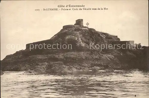 Saint Lunaire Pointe et Croix du Decolle Kat. Saint Lunaire