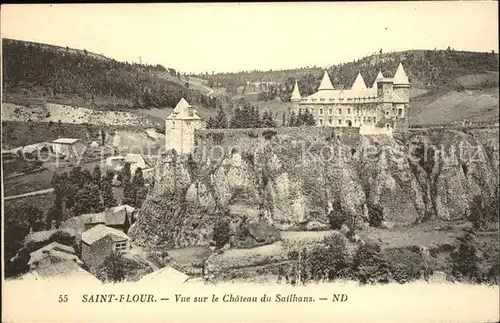 Saint Flour Cantal Chateau de Sailhans Kat. Saint Flour