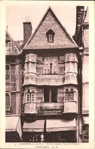 Lannion Vieille maison Place du Centre XVI siecle Kat. Lannion