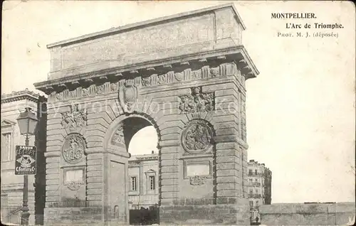 Montpellier Herault Arc de Triomphe Kat. Montpellier