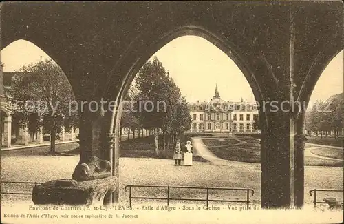 Leves Asile d Aligre Sous le Cloitre vue prise du Musee Kat. Leves