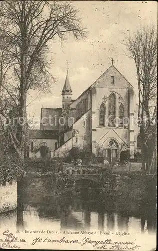 Dreux Ancienne Abbaye du Breuil Eglise Kat. Dreux