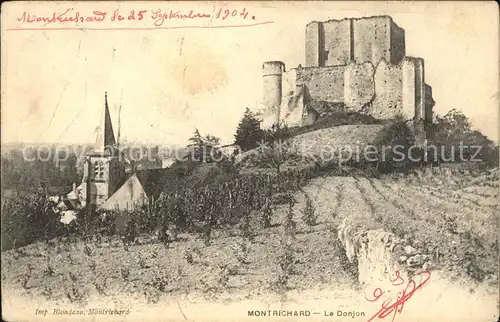 Montrichard Le Donjon Ruines Eglise Kat. Montrichard