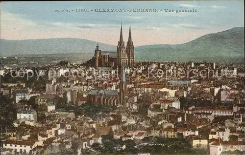 Clermont Ferrand Vue generale Cathedrale Kat. Clermont Ferrand