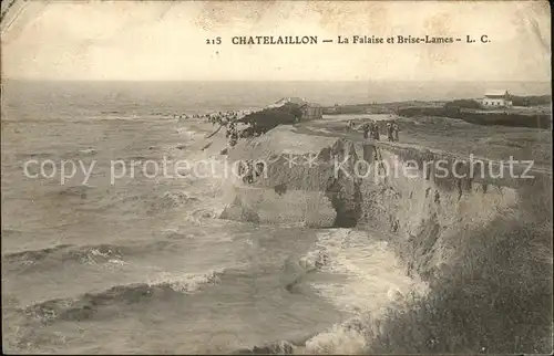 Chatelaillon Plage La Falaise et Brise Lames Steilkueste Kat. Chatelaillon Plage