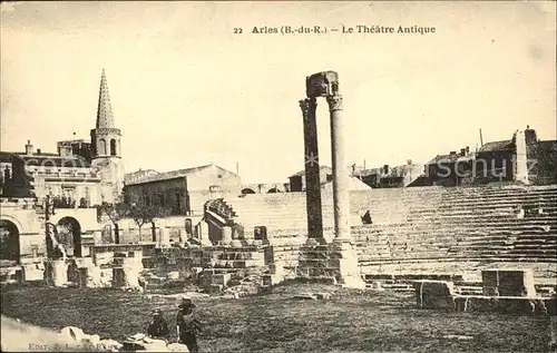 Arles Bouches-du-Rhone Theatre Antique Ruines Historische Staette / Arles /Arrond. d Arles