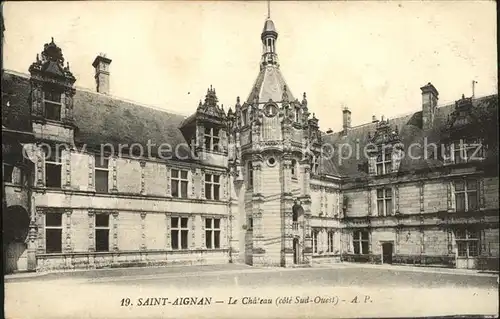 Saint Aignan Loir et Cher Chateau Kat. Saint Aignan