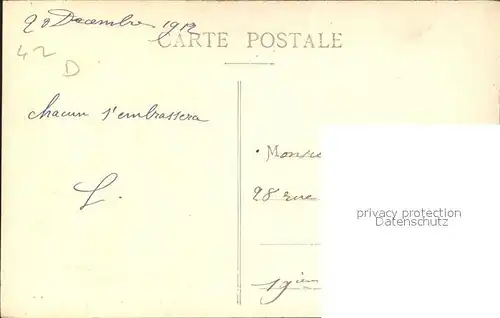 Andrezieux Boutheon Nouveau Pont sur la Loire Stempel auf AK Kat. Andrezieux Boutheon