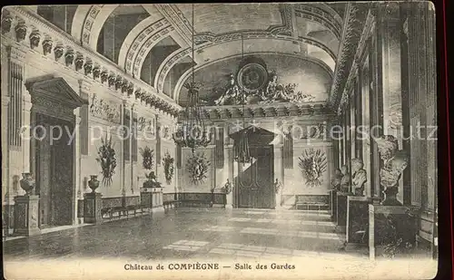 Compiegne Oise Chateau Salle des Gardes Buste Kat. Compiegne