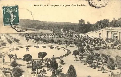 Versailles Yvelines Orangerie et la piece d eau des Suisses Kat. Versailles