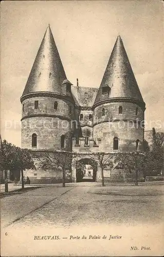 Beauvais Porte du Palais de Justice Kat. Beauvais