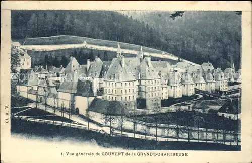 Grande Chartreuse Vue generale du Couvent Kloster Kat. Saint Pierre de Chartreuse