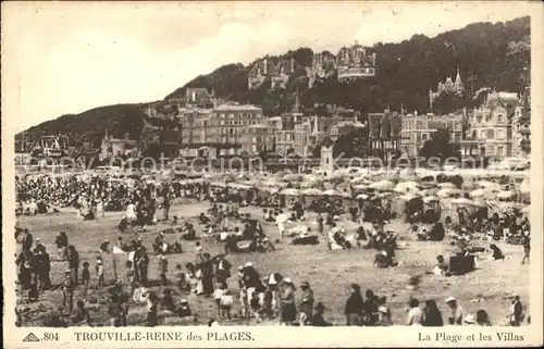 Trouville-sur-Mer La Plage et les Villas / Trouville-sur-Mer /Arrond. de Lisieux