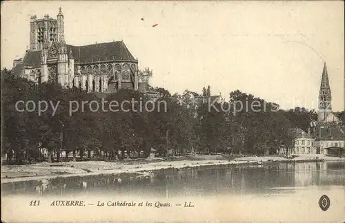 Auxerre Cathedrale et les Quais Kat. Auxerre