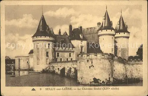 Sully sur Loire Chateau XIV siecle Kat. Sully sur Loire