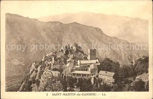 Saint Martin Perpignan Abbaye Saint Martin du Canigou Pyrenees Kloster Kat. Saint Martin