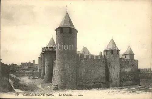 Carcassonne Cite Chateau Festung Kat. Carcassonne