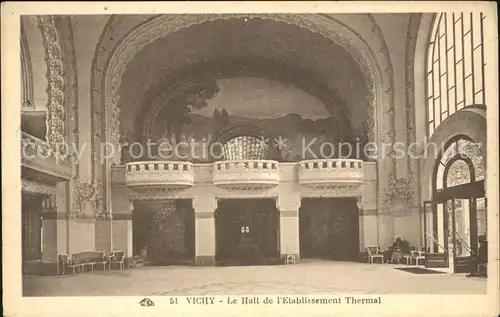 Vichy Allier Etablissement Thermal Hall Kat. Vichy