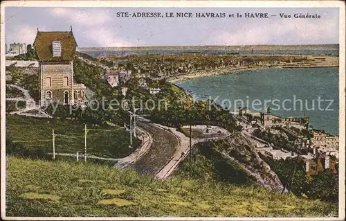 Sainte Adresse Le Nice Havrais et le Havre vue generale Kat. Sainte Adresse
