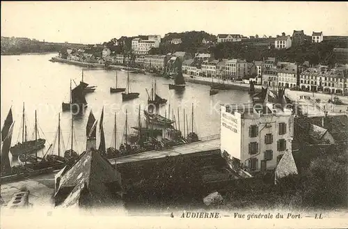 Audierne Vue generale du Port Kat. Audierne