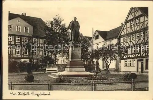 Bad Hersfeld Linggdenkmal Statue Kat. Bad Hersfeld