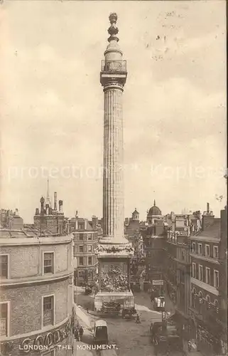 London The Monument Kat. City of London