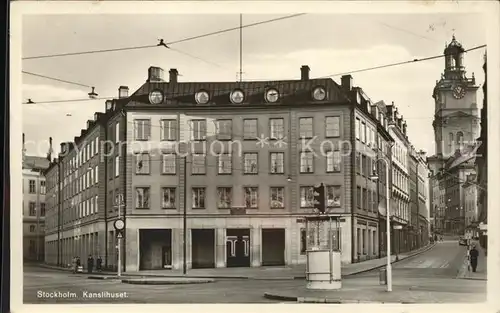 Stockholm Kanslihuset Kat. Stockholm