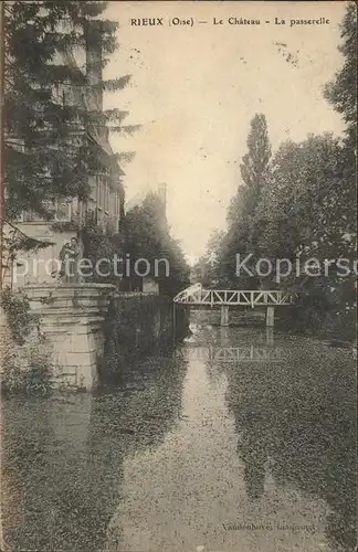 Rieux Oise Chateau La Passerelle Kat. Rieux