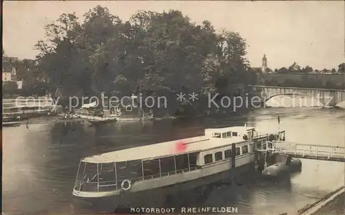 Rheinfelden AG Motorboot Kat. Rheinfelden