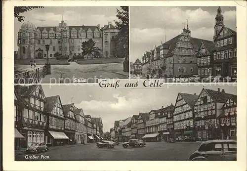 Celle Niedersachsen Schloss Rathaus Grosser Plan / Celle /Celle LKR