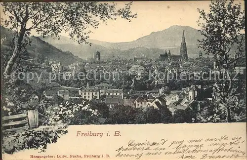 Freiburg Breisgau Stadtbild Muenster Schwarzwald Kat. Freiburg im Breisgau