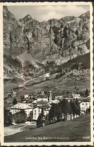 Loeche-les-Bains Gesamtansicht Gemmipass / Leukerbad /Bz. Leuk