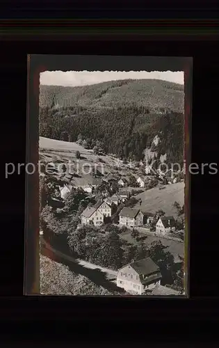 Schoenmuenzach Panorama Kneipp und Luftkurort Schwarzwald Kat. Baiersbronn