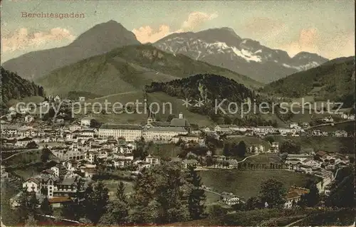 Berchtesgaden Gesamtansicht mit Alpenpanorama Kat. Berchtesgaden