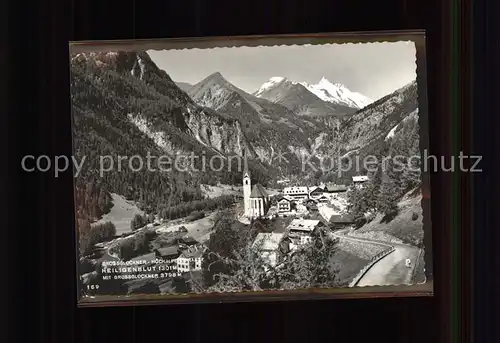 Heiligenblut Kaernten Ortsansicht mit Kirche Grossglockner Hochalpenstrasse Kat. Heiligenblut